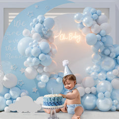 CROSSFINGERS white balloons versatile for various events and color palettes.