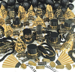 Crown Display New Year's Eve kit front box, ideal for bulk party decor and quick setup