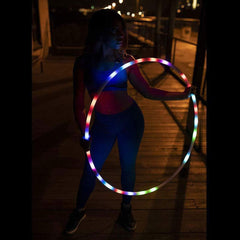 CRTEPST battery-powered LED hoop with long glow time