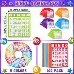 Crtiin bingo markers 48-dot set adds vibrant color to play.