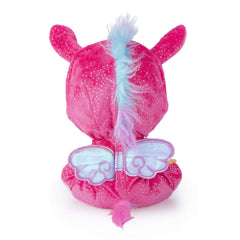 Cry Babies Hannah Pegasus doll with pink pajamas supports nurturing storytelling moments.