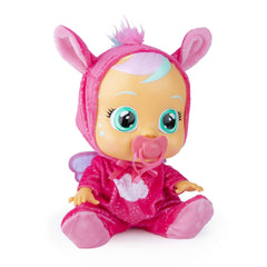 Cry Babies Hannah Pegasus doll in pink pajamas ready for imaginative play.