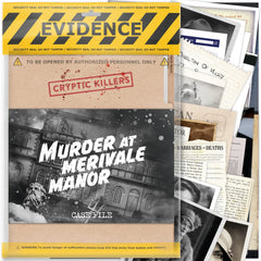 Cryptic Killers Murder at Merivale Manor cover image highlighting immersive mystery experience.