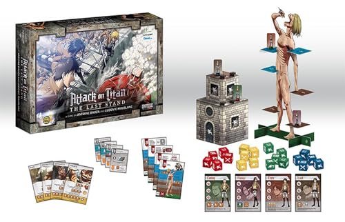 Cryptozoic Attack on Titan: Last Stand titan figure in dynamic battle pose.