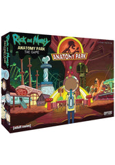 Cryptozoic Entertainment Rick and Morty Anatomy Park tiles show strategic layout for competitive play.