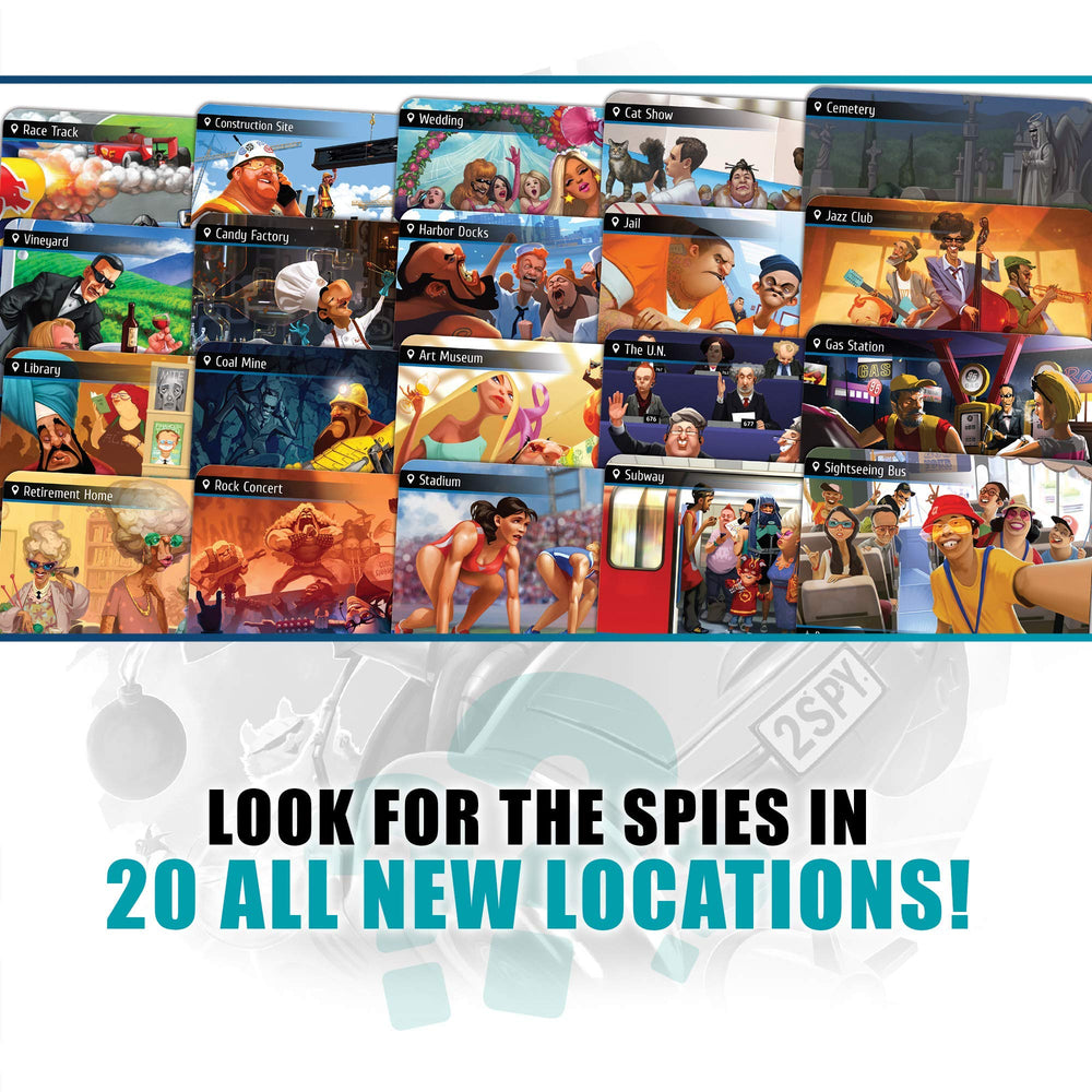 Cryptozoic Spyfall 2 spy card close-up during play.