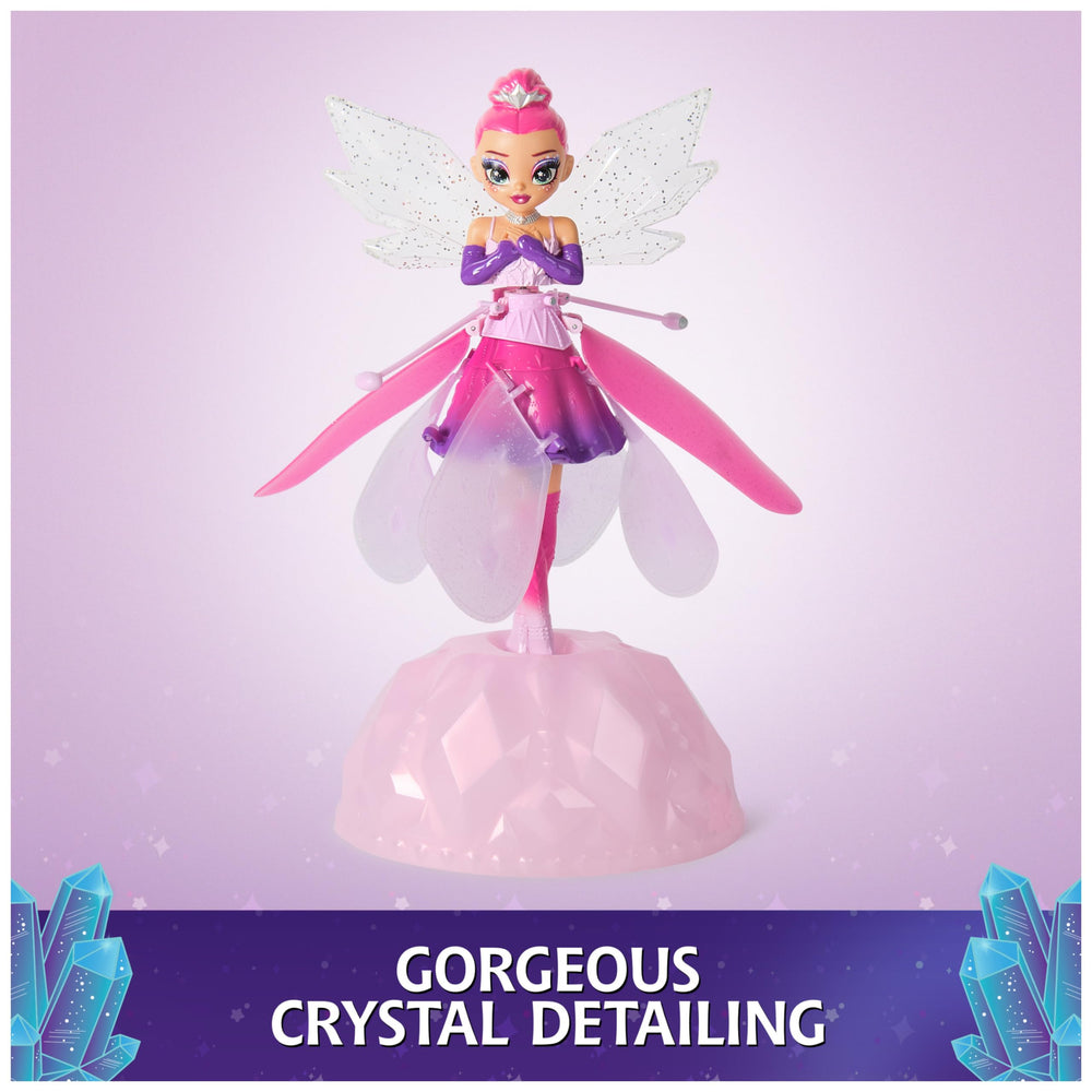Crystal Flyers USB charging keeps playtime ready quickly.