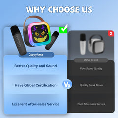 CscyyAmz simple controls for quick kid-friendly setup.