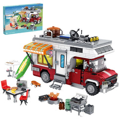 CSNRHG camping van with extendable awning for outdoor play and storytelling