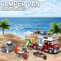 CSNRHG camping van picnic table and grill for family picnic roleplay