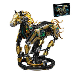 CSNRHG Mechanical Horse Build Kit front view ideal for imaginative play and display