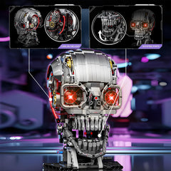 CSNRHG skull decor ideal for Halloween setups and gothic room aesthetics.