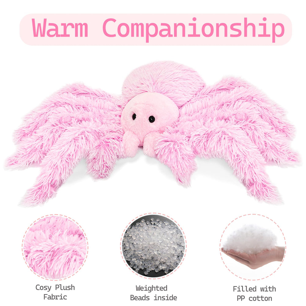 CSVBTRF spider plush with black eyes adds cute charm