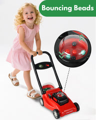 CT SPORTS Drawstring engine on Kids Lawn Mower for tactile play