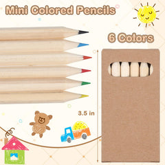 ctosree color pencils 3-5 inch smooth core for comfortable grip