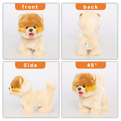 CU-MATE barking Pomeranian toy with wagging tail for fun reactions.