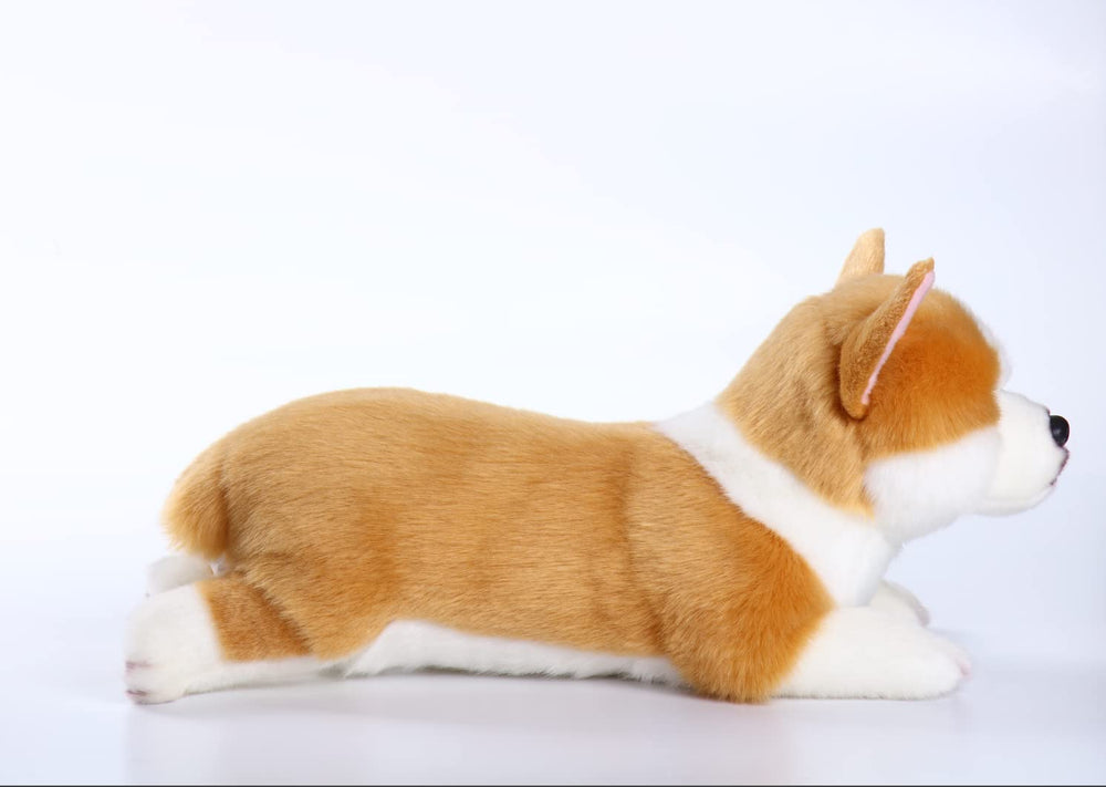 CU-MATE Corgi Pembroke lifelike eyes and nose for authentic appeal.