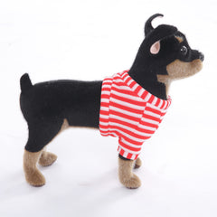 CU-MATE Doberman plush fur texture highlighting soft, durable material for hugs.
