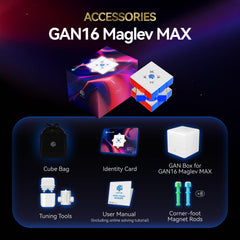 CuberShop GAN16 MagLev MAX UV-coated surface shown under bright lighting.