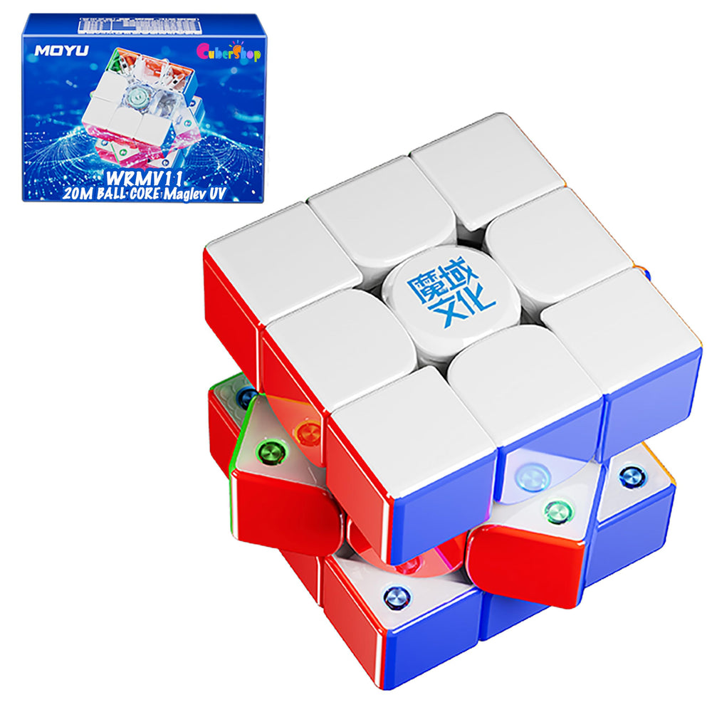 CuberShop MoYu WeiLong V11 UV coated surface highlights premium shine and scratch resistance for display and practice