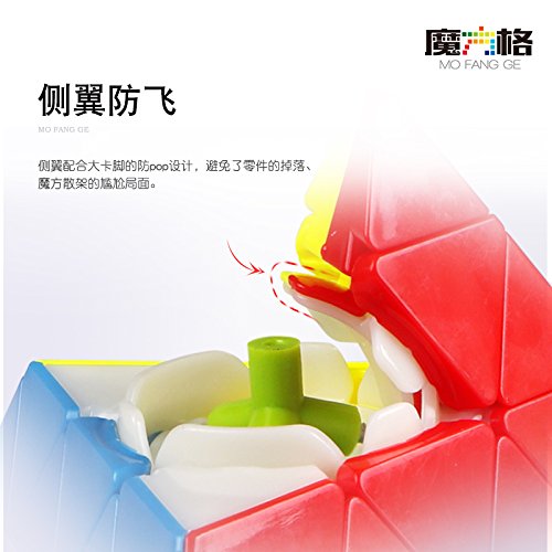 CuberSpeed Triangle Master Pyramid showing vibrant colors for quick color matching