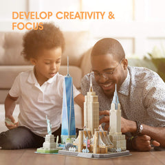 CubicFun New York Cityline interlocking pieces highlight safe foam construction.