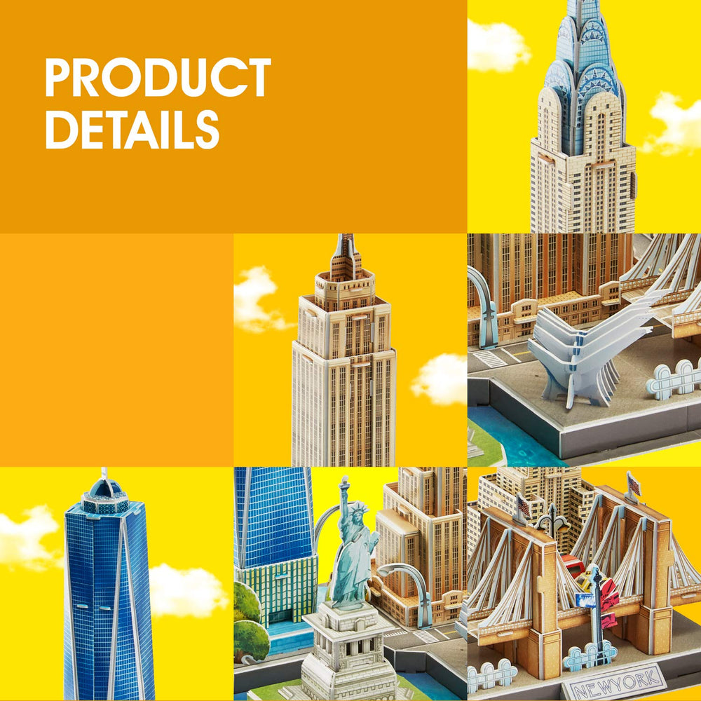 CubicFun New York Cityline World Trade Center model for historical context and display.