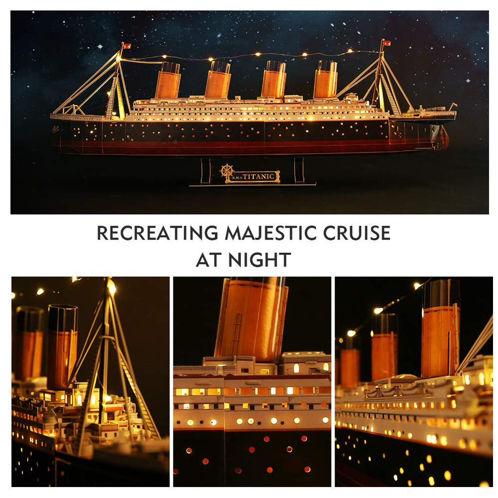 CubicFun Titanic foam-board puzzle eco-friendly and easy to handle.