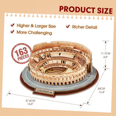 CubicFun Colosseum compact packaging ideal for gifting or storage.