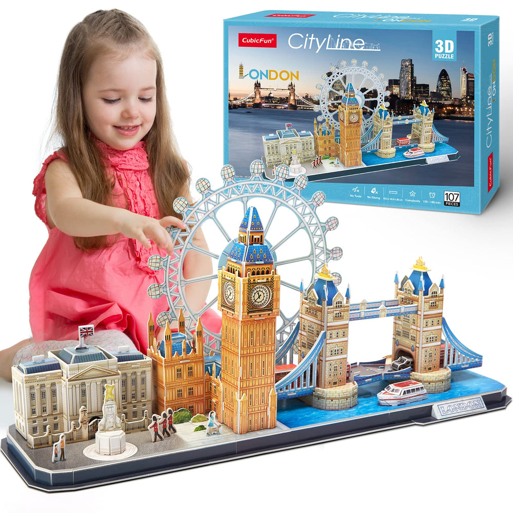 CubicFun London City 3D puzzle: Buckingham Palace detail for imaginative play