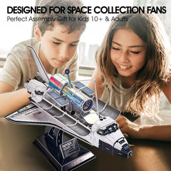 CubicFun landing gear and elevons highlight authentic shuttle design