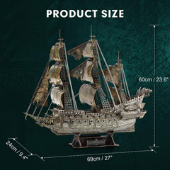 CubicFun pirate ship decor makes a unique gift for puzzle lovers