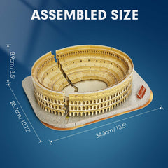CubicFun Rome Colosseum home decor setup on a desk or shelf