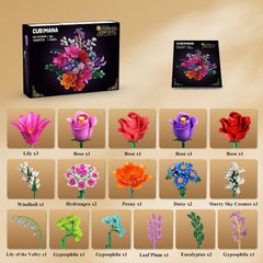 CUBIMANA 1054pcs kit ships neatly for gifting and storage