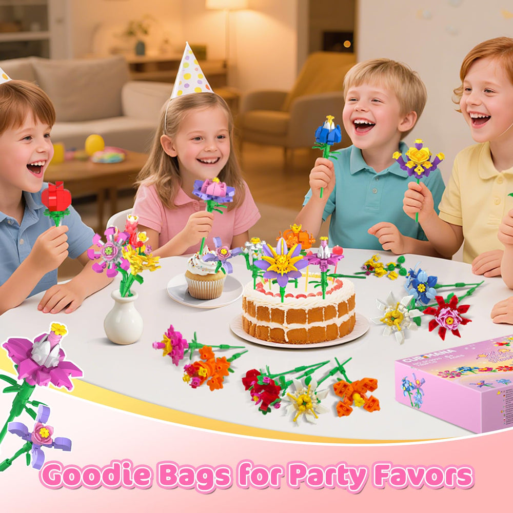 CUBIMANA daffodil kit offers kid-friendly building and STEM-inspired exploration.