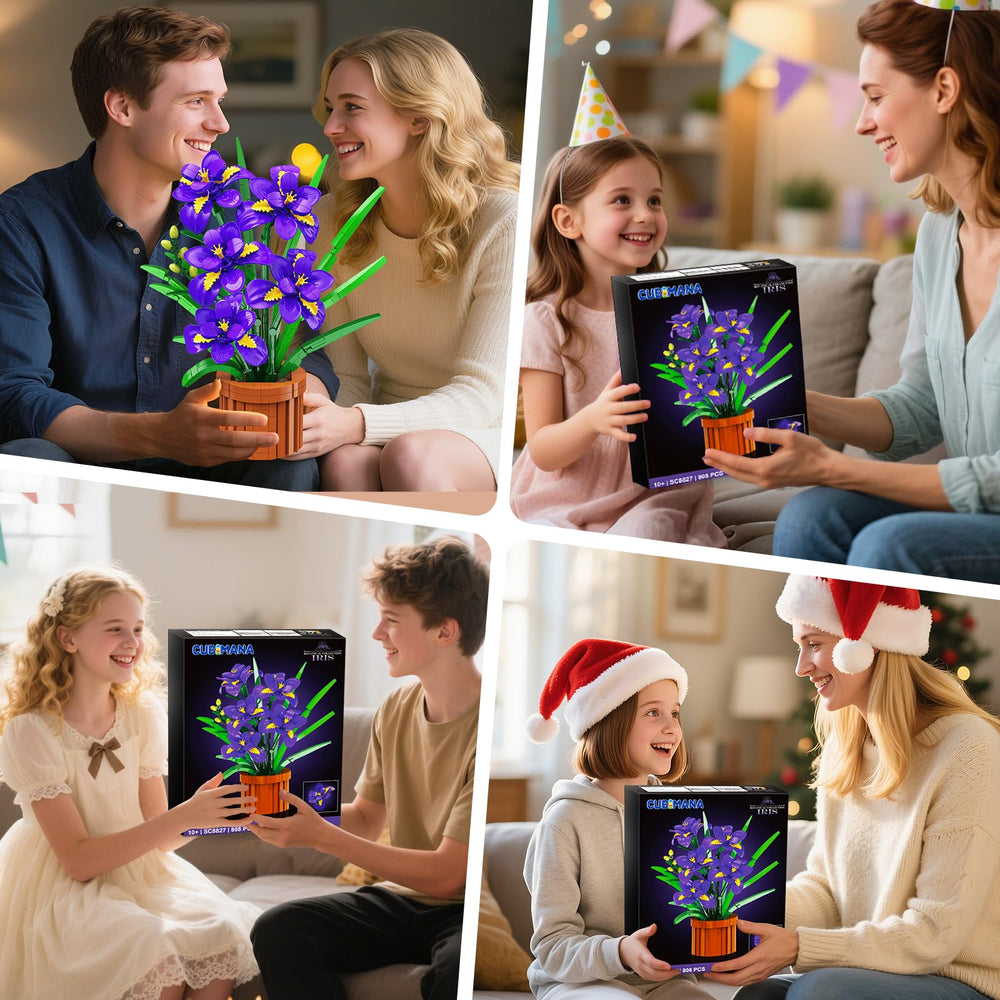 CUBIMANA iris-building gift idea for loved ones and plant lovers