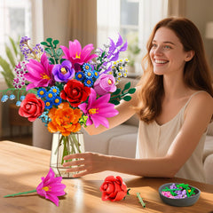 CUBIMANA LED-lit bouquet adds a soft glow to desks and shelves