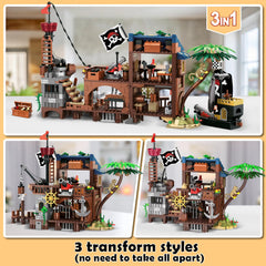 CUBIMANA pirate ship wharf brand compatibility for expansions