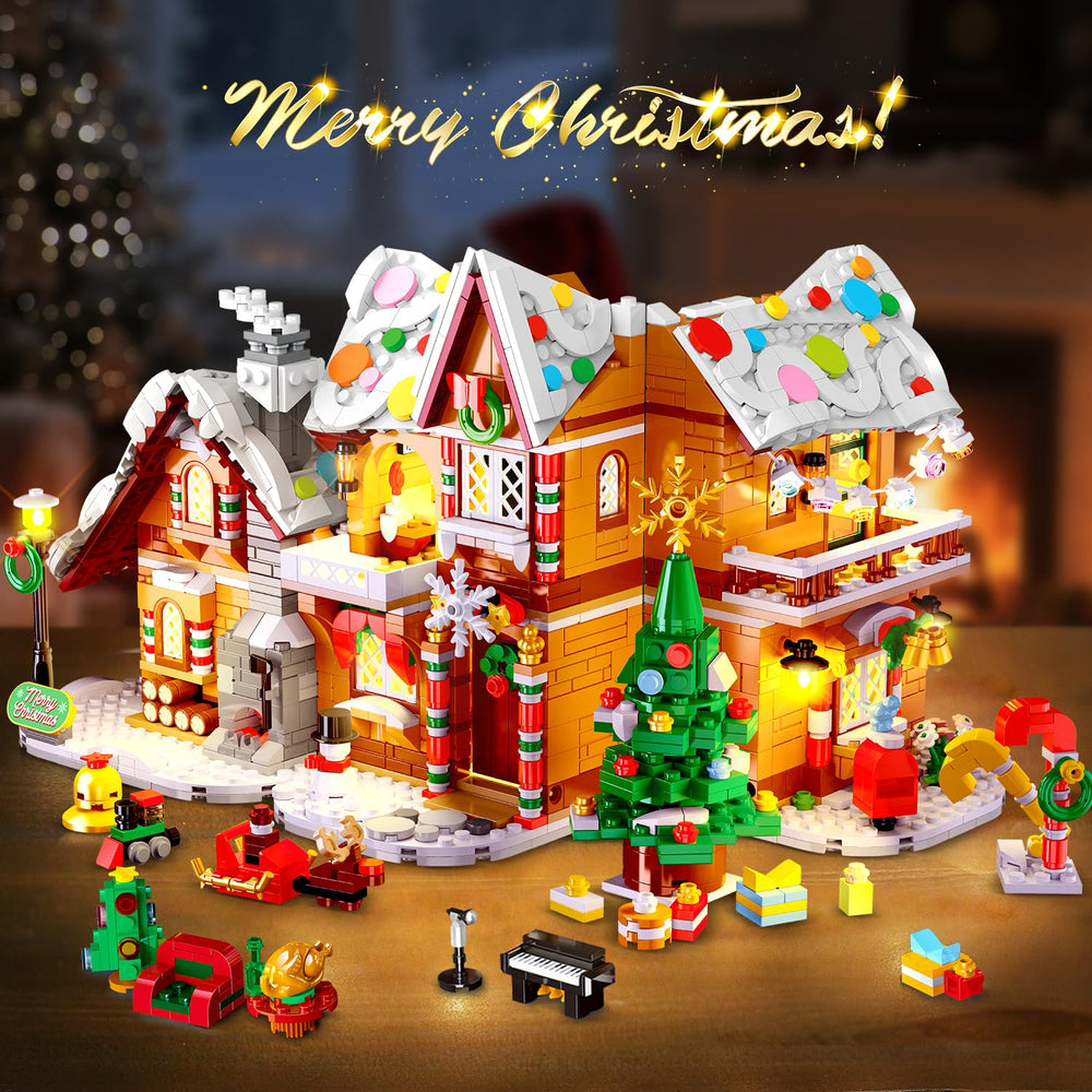 CUBIMANA snowy roof ornament detail enhances seasonal decor