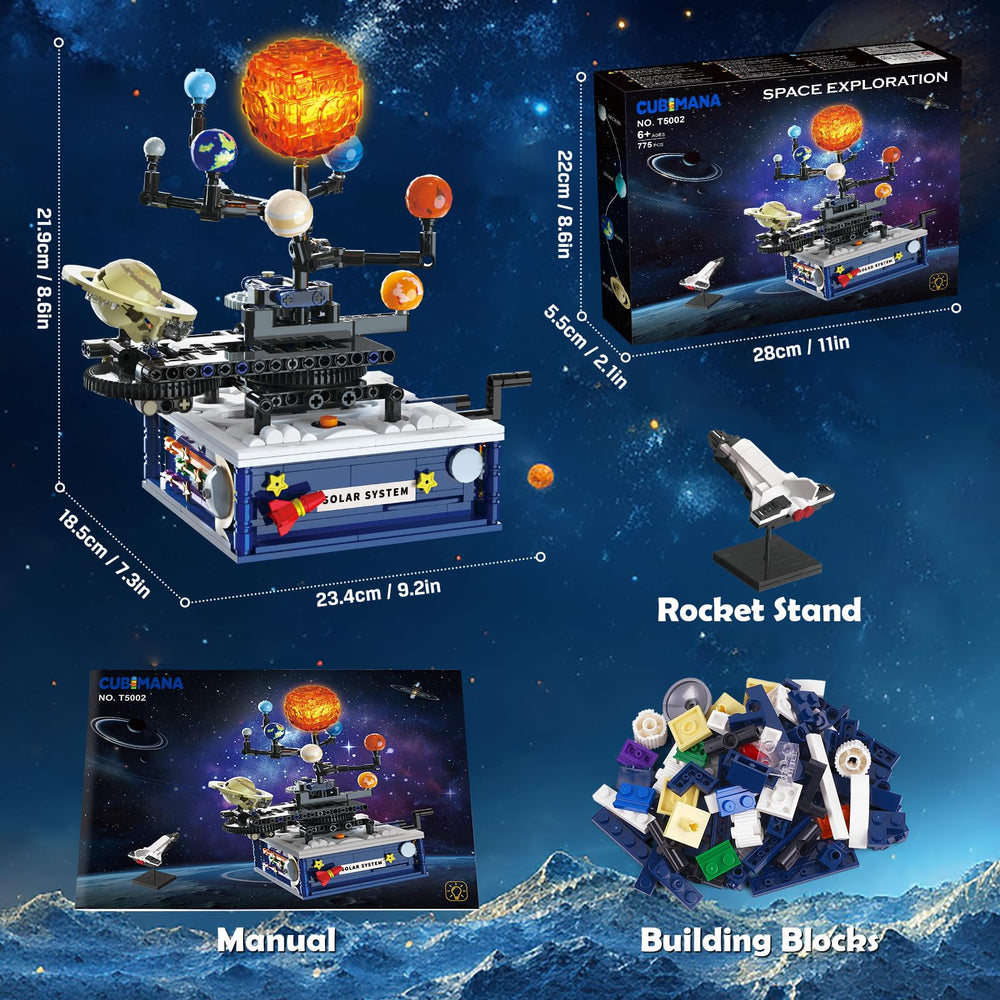 CUBIMANA family-friendly activity with the solar system model