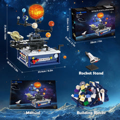 CUBIMANA family-friendly activity with the solar system model