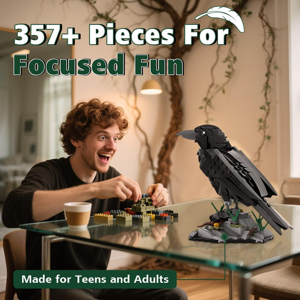 CubiMythx raven building set instruction PDF page guides easy assembly