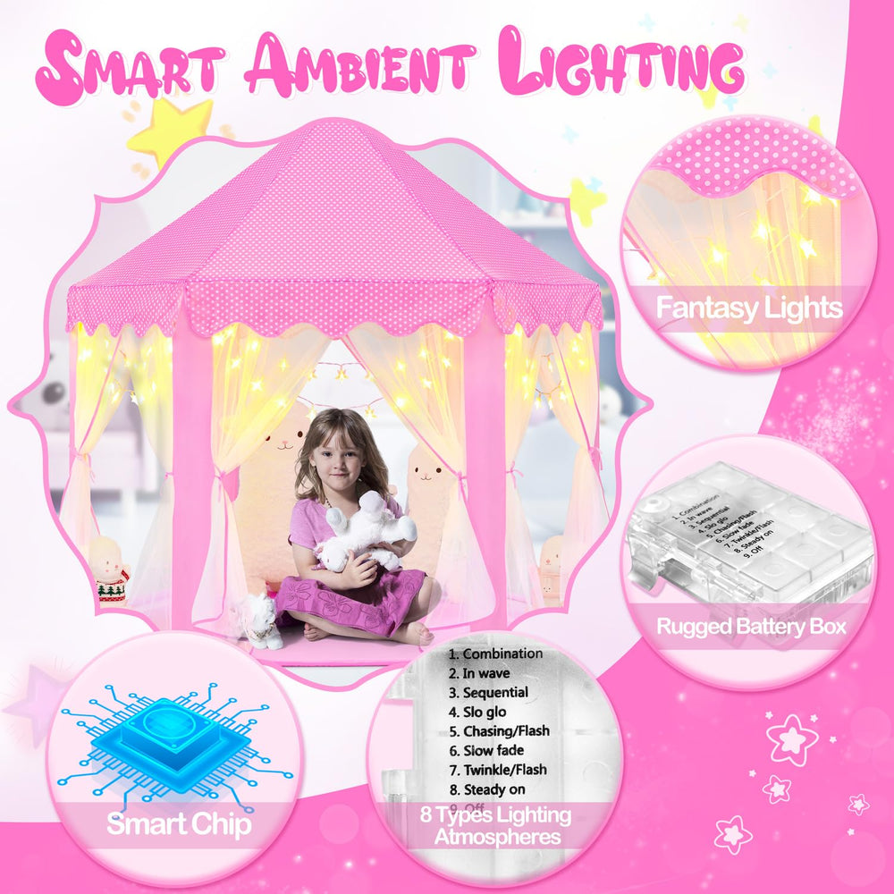CubNbud ambient light strings provide a cozy glow of 18 feet