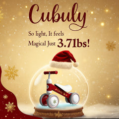 Cubuly safety-certified bike provides peace of mind during toddler rides.
