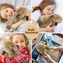 Cuckool capybara plush ideal for bedtime snuggles