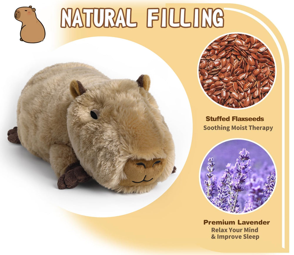 Cuckool capybara plush can be cooled for quick relief