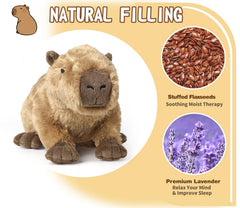 Cuckool Capybara Plush Coolable for cooling relief after activity.