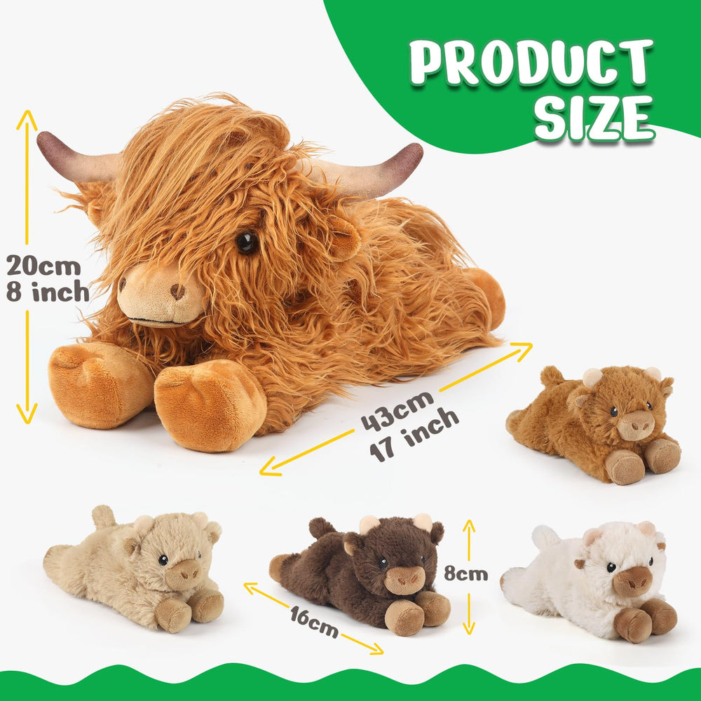 Cuckool Highland Cow baby plush 4 adds variety to storytelling