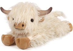 Cuckool Highland Cow Plush front view, cozy warmth and cuddly expression for bedtime hugs