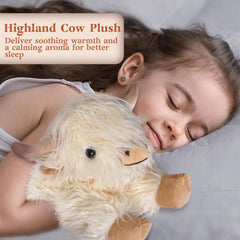 Cuckool Highland Cow Plush packaging with adoption certificate and naming option